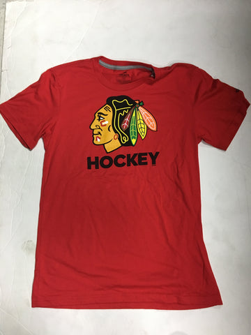 Chicago Blackhawks Adult Adidas Red Go To Tee Adult