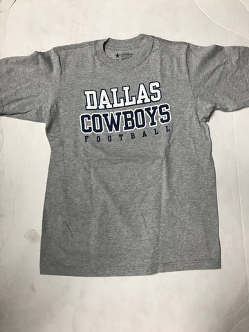 Dallas Cowboys Youth Gray NFL Football T-Shirt
