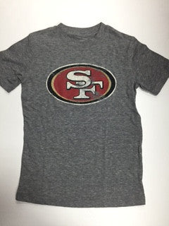 San Francisco 49ers NFL Youth Tri-Blend Logo Shirt - Dino's Sports Fan Shop