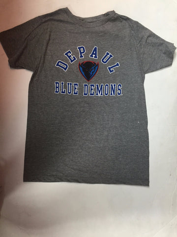 Depaul Blue Demons The Victory NCAA Streaky Grey Adult Shirt
