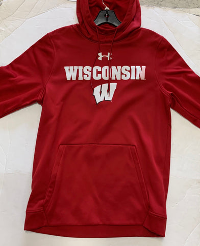 Wisconsin Badgers Adult Under Armour Red Sweatshirt