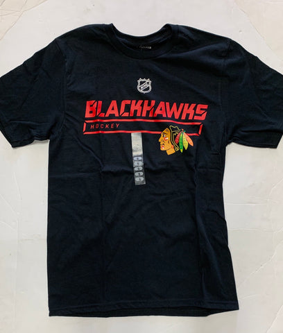 Chicago Blackhawks Hockey Adult Fanatics Black Logo Sweatshirt