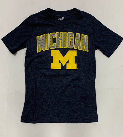 Michigan Wolverines Youth Gen2 Blue Log Shirt