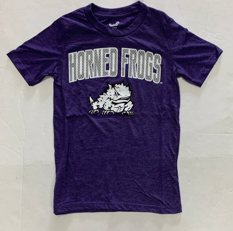TCU Horned Frogs Youth Gen2 Purple Logo Shirt