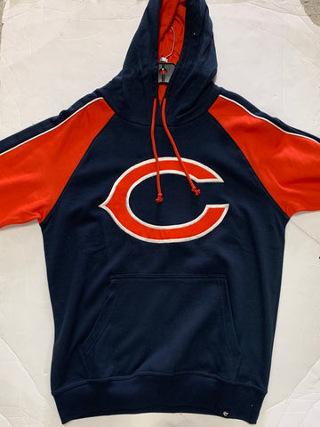 Chicago Bears Adult 47 Brand Main Event Navy And Orange Sweatshirt