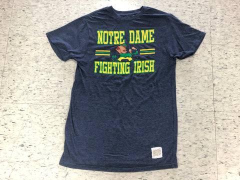 Notre Dame Fighting Irish Retro Brand Leprechaun Adult Shirt