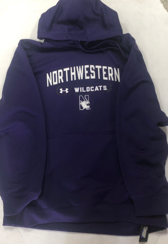 Northwestern Wildcats Adult Under Armour Small Logo Purple Sweatshirt