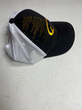 Iowa Hawkeyes Adult Crushed Top Of The World Two-Tone Adjustable Hat
