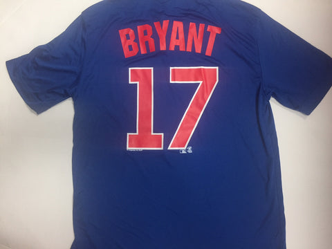 Kris Bryant #17 Chicago Cubs Majestic Performance Shirt - Dino's Sports Fan Shop - 1