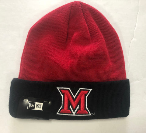 Miami Of Ohio Redhawks Adult Cuff Knit OSFA Red Winter Hat
