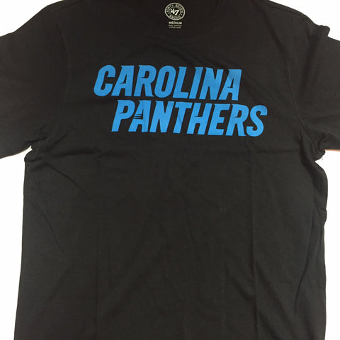 Carolina Panthers '47 Brand NFL Black Adult Shirt - Dino's Sports Fan Shop