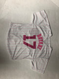 Kris Bryant #17 Chicago Cubs MLB Majestic Pink Girls Toddler Jersey