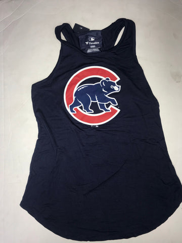 Women's Chicago Cubs Fanatics Tank Top Dark Blue