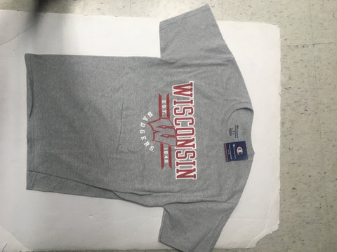 Wisconsin Badgers Adult Champion Grey Shirt
