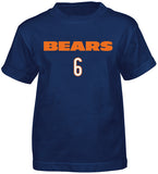 Jay Cutler #6 Chicago Bears NFL Blue Youth Shirt - Dino's Sports Fan Shop - 2
