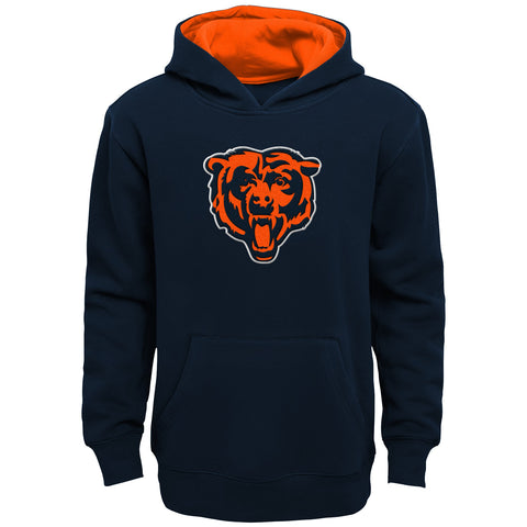 Chicago Bears youth navy pullover hoodie sizes 4-7