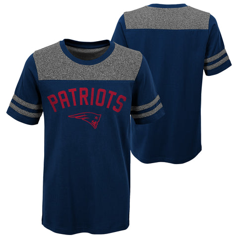 New England Patriots OuterStuff NFL Two Tone Youth Short Sleeve T Shirt