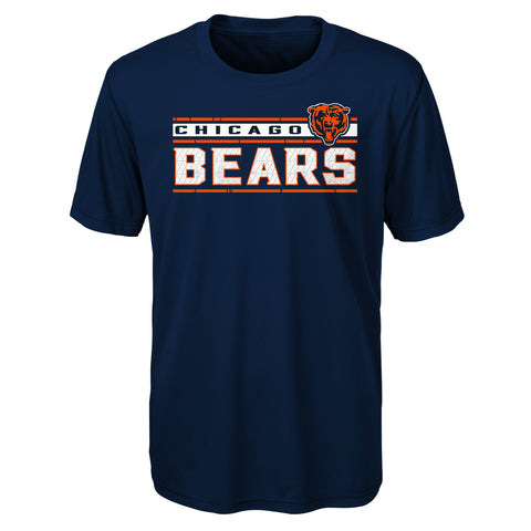 Chicago Bears youth short sleeve dri-fit sizes 8-20