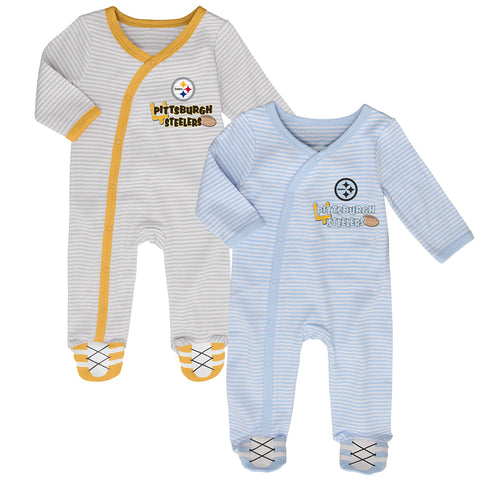 Pittsburgh Steelers 2-piece onesie creeper set sizes 3-6, 6-9 months