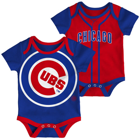 Chicago Cubs infant 2-piece creeper set