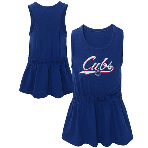 Chicago Cubs Toddler Girls One-Piece Tank Top Sizes 2T, 3T, 4T