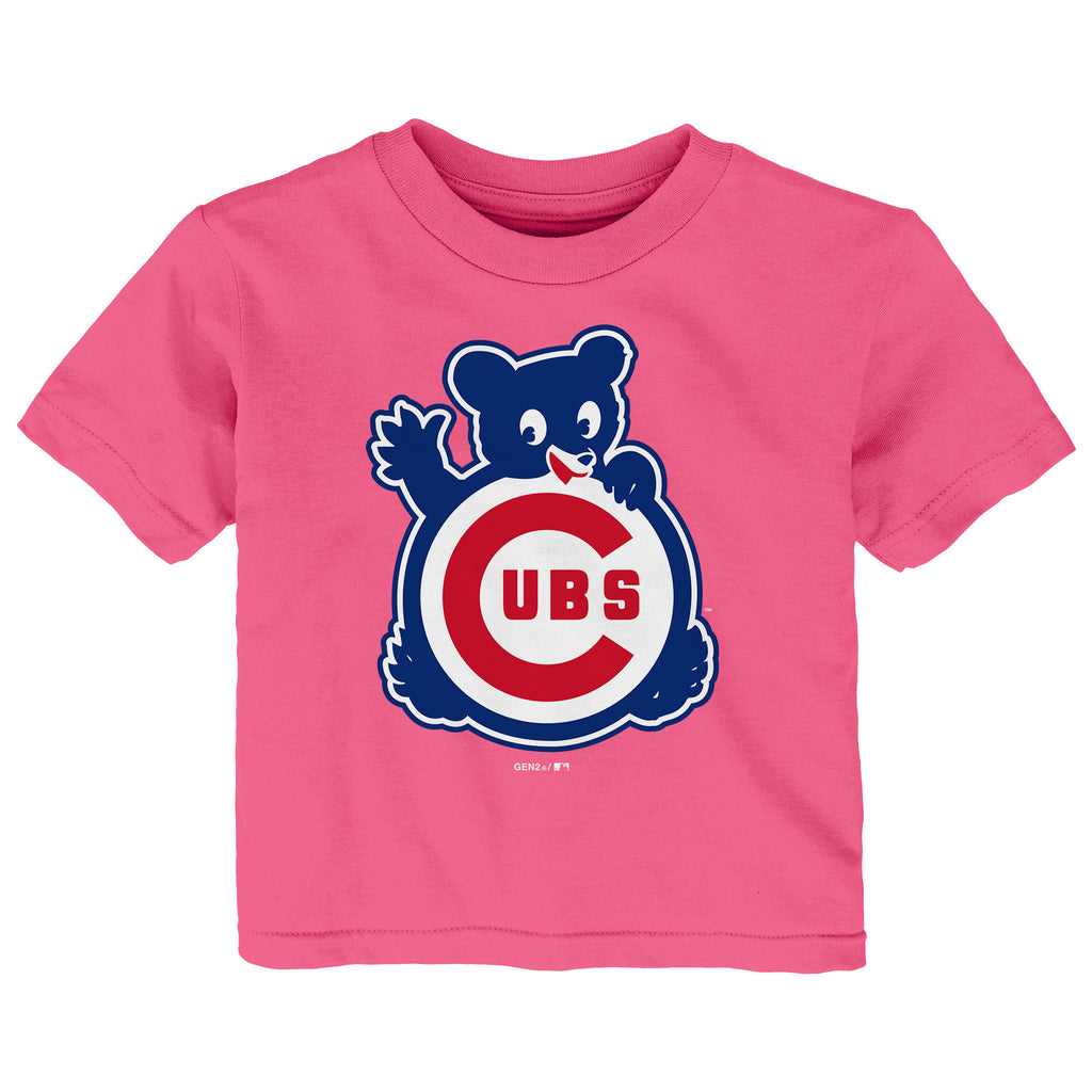 Women’s Chicago Cubs Sweatshirt Size Large Pink Retro - Majestic