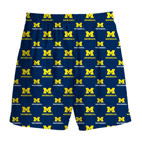 Michigan youth pajama shorts medium size 5/6