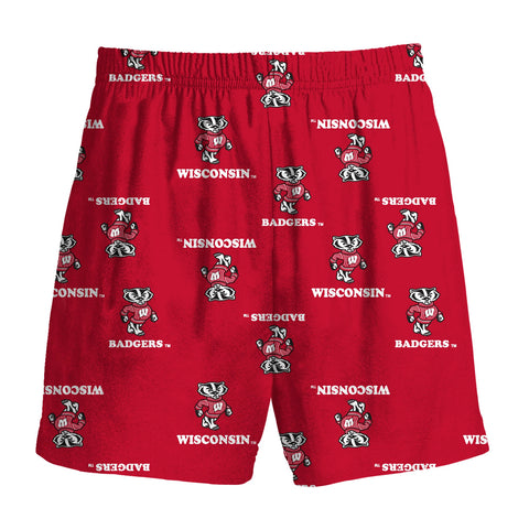 Wisconsin kids pajama shorts