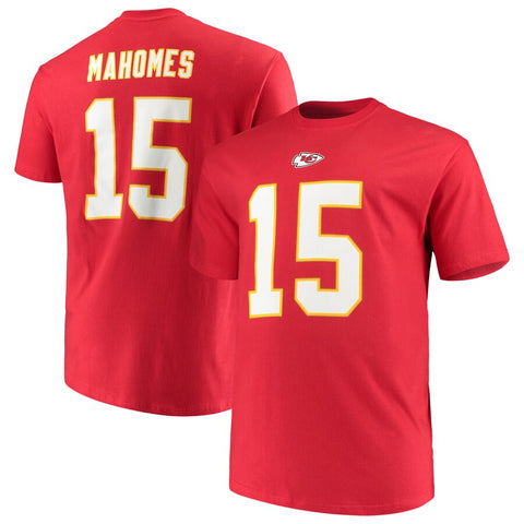 Patrick Mahomes Adult Name and Number Majestic Shirt