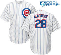 Kyle Hendricks #28 Chicago Cubs Cool Base Majestic Men's Home Jersey