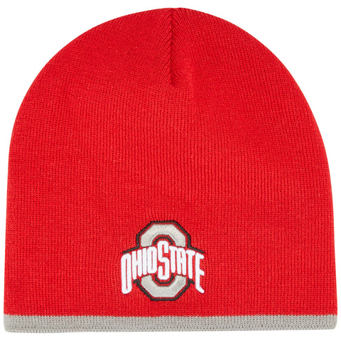 Ohio State Colosseum Red Winter Hat with no pom