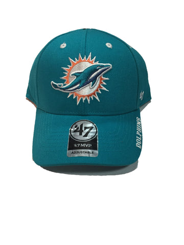 Miami Dolphins '47 Brand NFL Teal Frost Adult Adjustable Hat - Dino's Sports Fan Shop