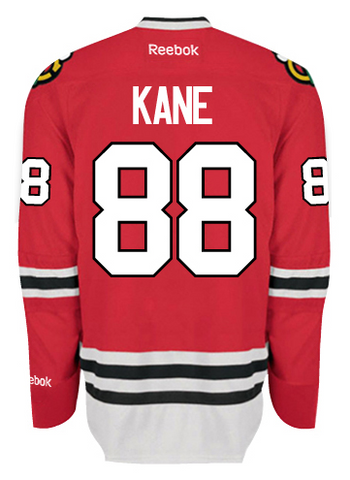 Patrick Kane #88 Chicago Blackhawks Reebok Edge Authentic Home Jersey - Dino's Sports Fan Shop