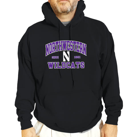 Northwestern Wildcats NCAA Black Adult The Victory Sweatshirt