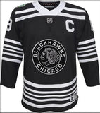 Jonathan Toews Blackhawks Youth Black Winter Classic Replica Jersey