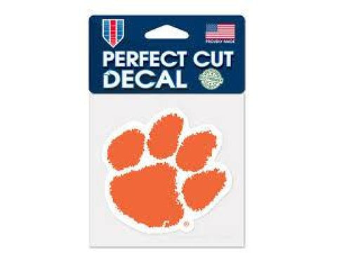 Clemson Tigers Wincraft Perfect Cut Decal 4x4