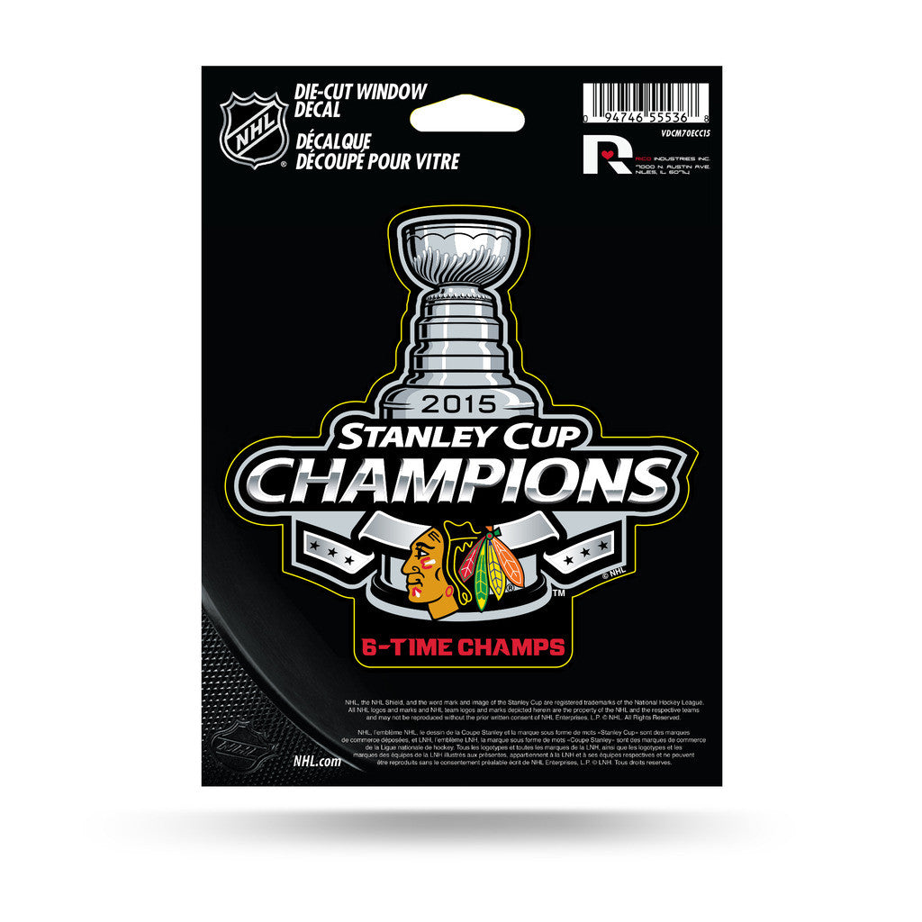 2013 Chicago Blackhawks Stanley Cup Champions Small Static Cling