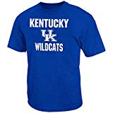 Kentucky Wildcats Colosseum Trek Print Adult Blue Tee Shirt