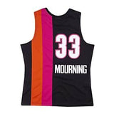 Alonzo Mourning Adult Mitchell and Ness Miami Heat NBA Jersey