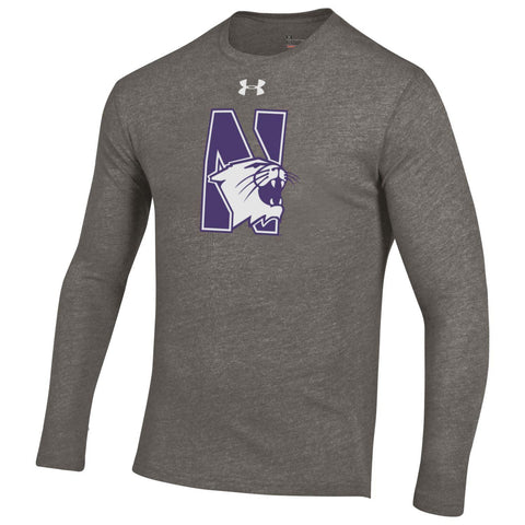 Northwestern Wildcats Under Armour Legacy Navy L/S Tee - Dino's Sports Fan Shop