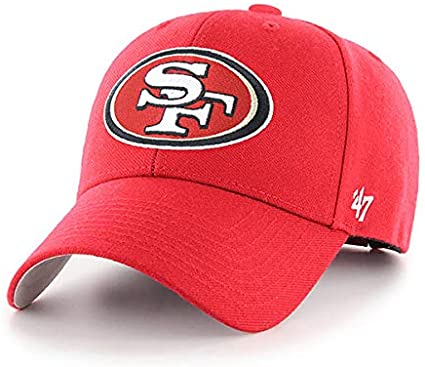 San Francisco 49ers '47 Brand Red MVP Velcro Adjustable Adult Hat