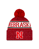 Nebraska Cornhuskers Adult New Era Red Sport Knit Winter Hat
