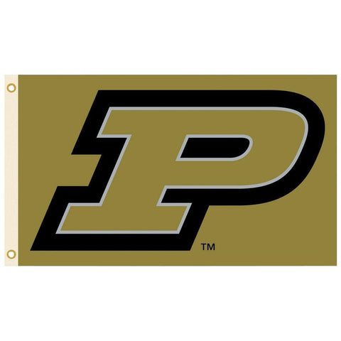 Purdue Boilermakers Gold BSI Flag - 3' x 5'