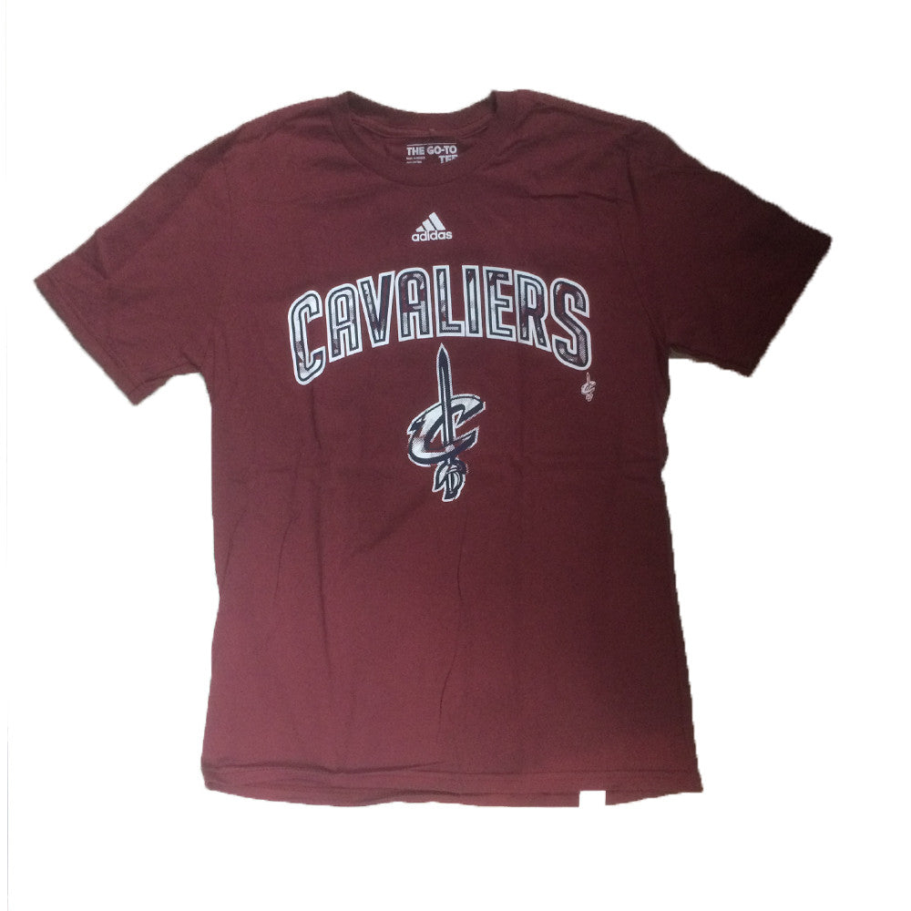Cleveland Cavaliers Adidas Primary Logo Maroon Long Sleeve Shirt SMALL New  tags