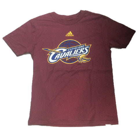 Cleveland Cavaliers Adidas Maroon Logo Youth Shirt - Dino's Sports Fan Shop