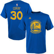 Stephen Curry #30 Golden State Warriors Adidas NBA Blue Adult Shirt - Dino's Sports Fan Shop