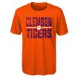 Clemson Tigers Youth Gen2 Dri-Fit Orange Small Logo Shirt