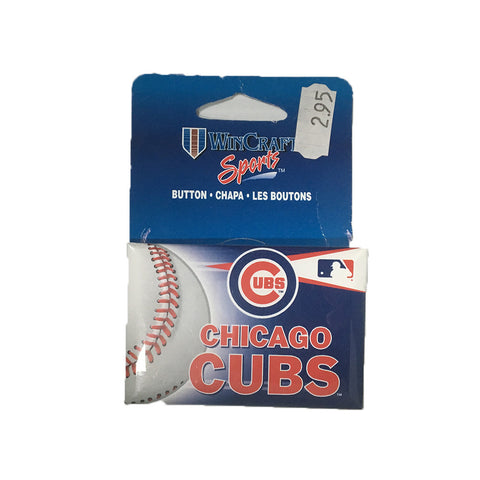 Chicago Cubs Wincraft Blue Pin w/ Baseball 2x3 Accessory - Dino's Sports Fan Shop