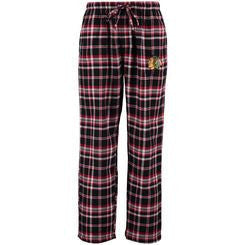 Chicago Blackhawks Concepts Sleepwear Adult Plaid Bleacher Pajama Pants - Dino's Sports Fan Shop