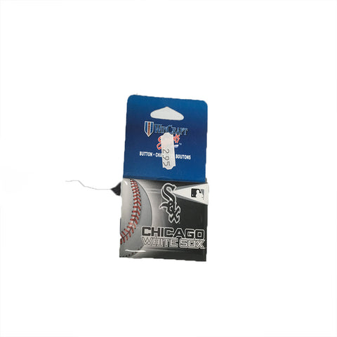 Chicago White Sox Wincraft Black Pin w/ Baseball 2x3 Accessory - Dino's Sports Fan Shop
